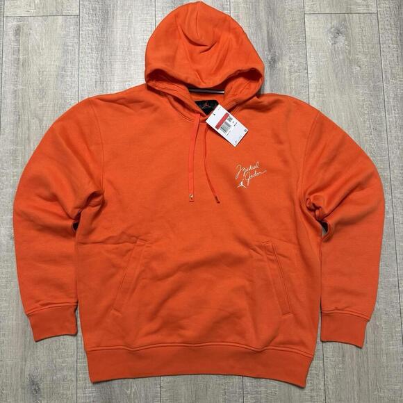 Other - Nike x Wheaties Jordan Flight MVP Fleece Pullover Hoodie Orange DV7576-817 Large